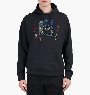 Худи унисекс Carne Bollente Laid Back Hoodie Black SS23H0104-BLACK