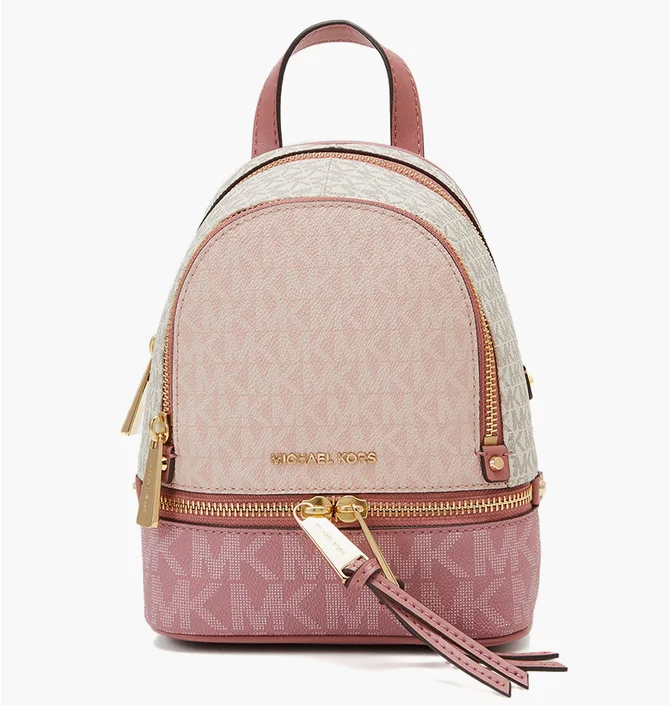 Рюкзак женский Michael Kors Rhea Zip Xs Backpack - Backpack Pink/Beige 30S0GEZB0B-LIGHT-PINK-36799