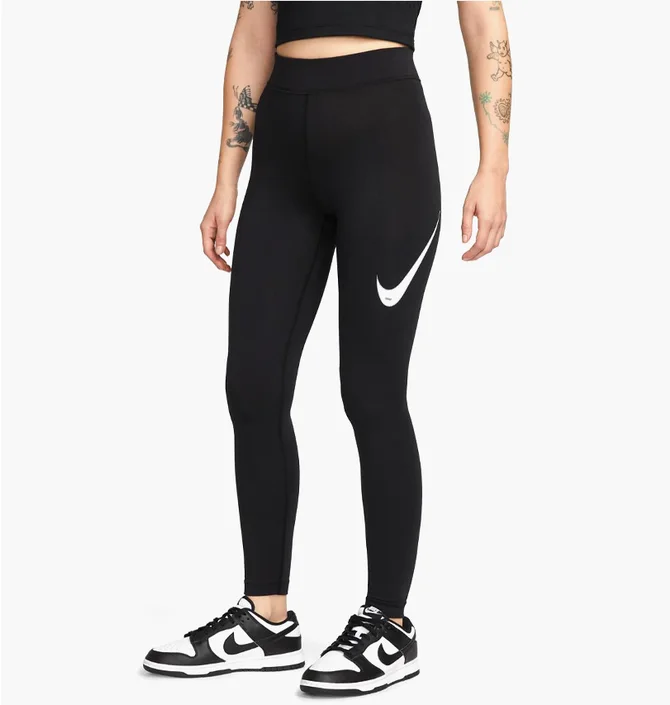 Легінси жіночі Nike W Nsw Swsh Hr Tight Black Dm6207-010
