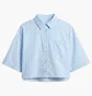 Сорочка жіноча Nike Sportswear Chill Poplin Light Blue II4228-435
