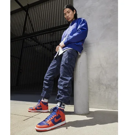 Кросівки чоловічі Nike Dunk High Retro Bttys Orange DD1399-800