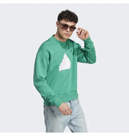 Свитшот мужской Adidas Future Icons Badge Of Sport Crew Sweatshirt Turquoise IC3744