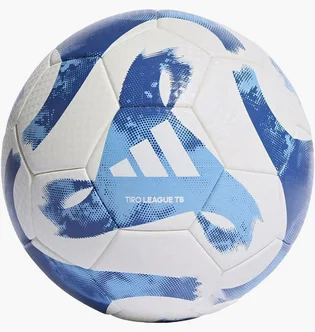 Футбольний м'яч Adidas Tiro League White/Blue HT2429