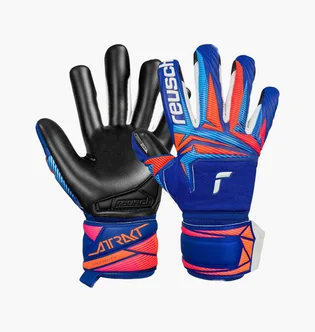 Перчатки вратарские детские Reusch Attrakt Infinity Evolution Nc Blue 5672725-4127