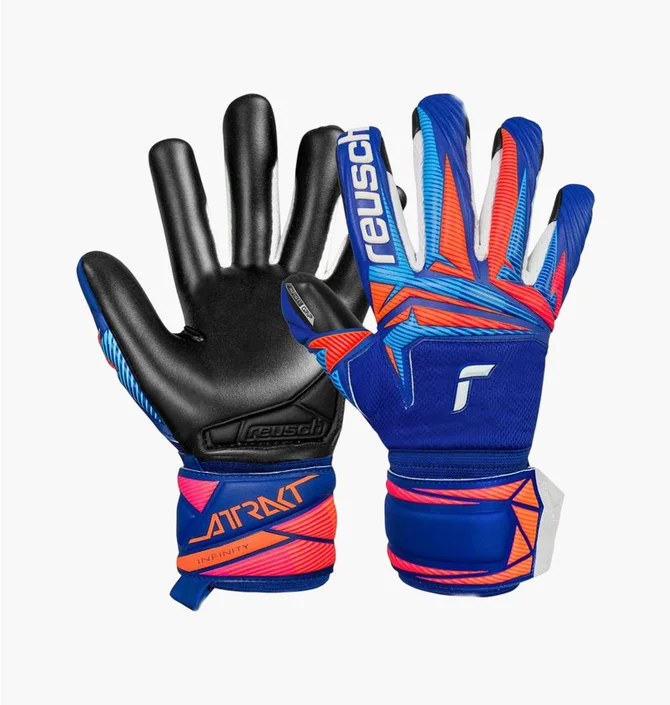 Рукавиці воротарські дитячі Reusch Attrakt Infinity Evolution Nc Blue 5672725-4127