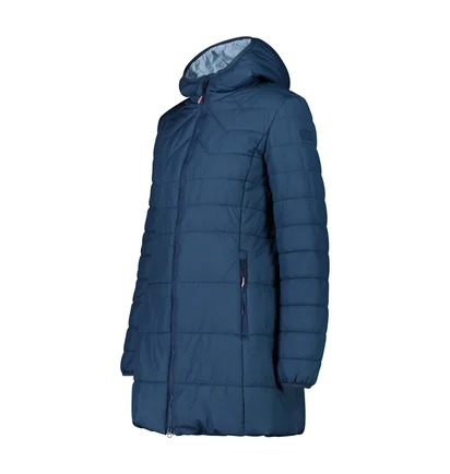 Парка женская Cmp Jacket Long Fix Hood Blue 32K1556-M928