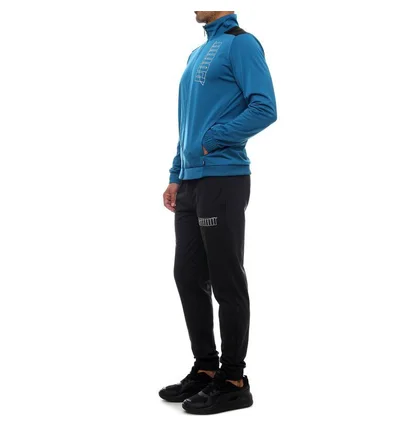 Спортивний костюм чоловічий Puma Graphic Tracksuit Black/Blue 583601-36