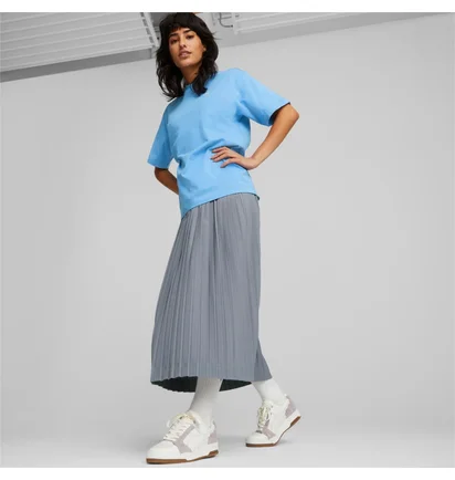 Юбка женская Puma Yona Sunp Plissee Skirt Grey 537978-69