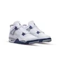 Кросівки чоловічі Air Jordan 4 Retro Midnight Navy White Dh6927-140