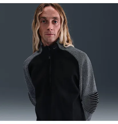 Кофта мужская Nike Nk Tch Pro Reflct Wr Black/Grey HV1399-010