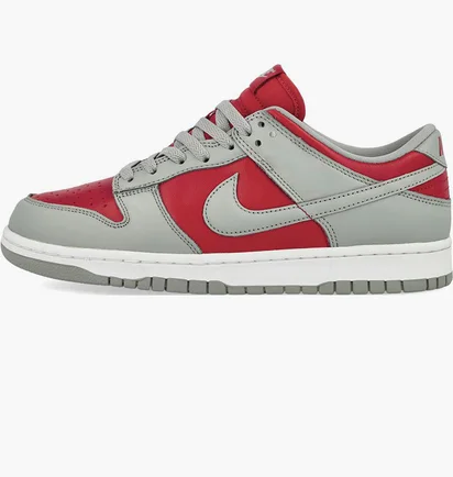 Кроссовки унисекс Nike Dunk Low Grey/Red FQ6965-600