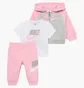 Спортивний костюм дитячий Nike Logo Tracksuit Pink/Grey 36N341-A0W