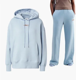 Спортивный костюм унисекс Nike Phoenix Fleece Oversized Light Blue IQ1425-440__IQ1424-440
