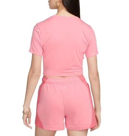 Футболка женская Nike Nsw Tee Essntl Slim Crp Lbr Pink FB2873-611