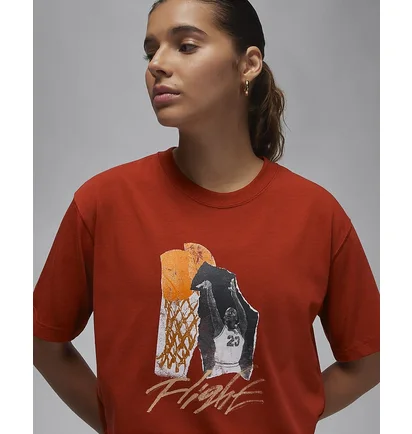 Футболка жіноча Air Jordan Mujer Orange FN5365-615