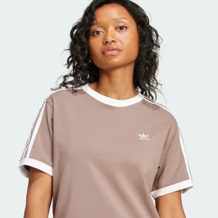 Футболка женская Adidas Originals 3-Stripes Brown JD4570