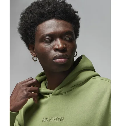 Худі чоловіче Air Jordan Wordmark Fleece Hoodie Green FJ1966-340