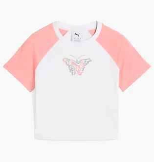 Футболка детская Puma Butterfly Vibe White 629883-52