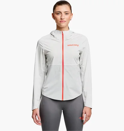Вітровка жіноча Saucony Endorphin Runshield Jacket White SAW800456-CD