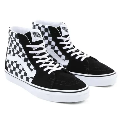 Кеди чоловічі Vans Checkerboard Sk8-Hi Black/White VN0A32QGHRK