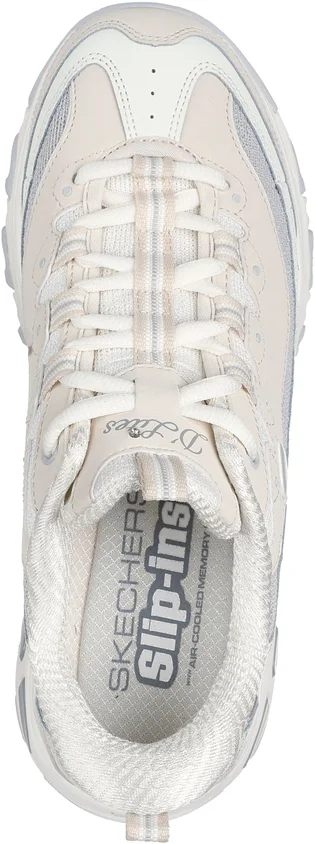 Кросівки жіночі Skechers Slip-Ins: DLites Beige/Grey 150537-NTGY