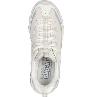 Кроссовки женские Skechers Slip-Ins: DLites Beige/Grey 150537-NTGY