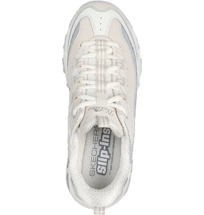 Кроссовки женские Skechers Slip-Ins: DLites Beige/Grey 150537-NTGY