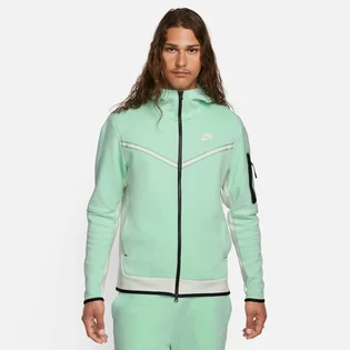 Куртка мужская Nike Sportswear Tech Fleece Taped Full-Zip Hoodie Turquoise Cu4489-379