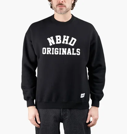 Свитшот мужской Neighborhood Basic Black 242UWNH-CSM01