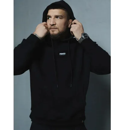 Худі чоловіче Manto Hoodie Label Oversize Black 3097