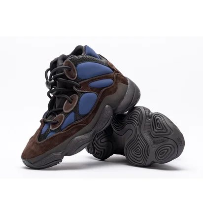 Черевики чоловічі Adidas Yeezy 500 High Brown/Blue FY4269