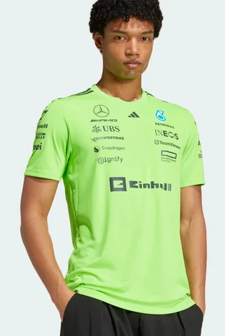 Футболка мужская Adidas Mercedes - Amg Petronas Formula One Team Set Up Green JZ7402