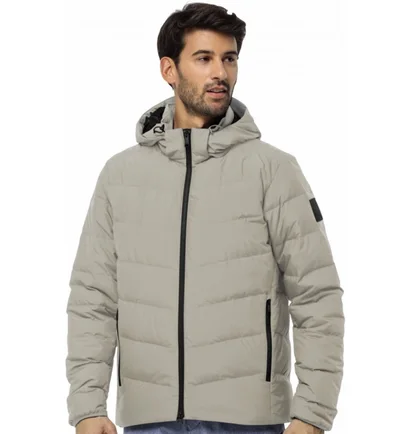 Пуховик чоловічий Jack Wolfskin Colonius Grey 1207431A-0029