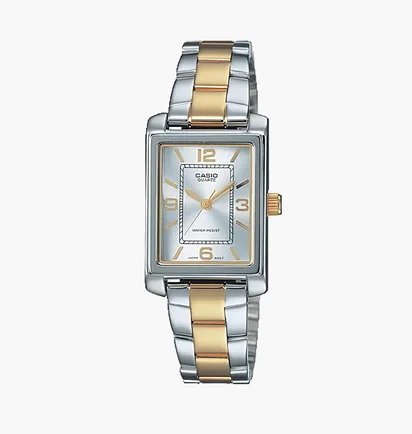 Часы женские Casio Timeless Two-Tone Wo LTP-1234PSG-7A