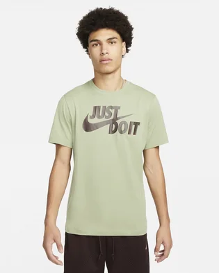Футболка мужская Nike Tee Shirt Just Do It Olive AR5006-386