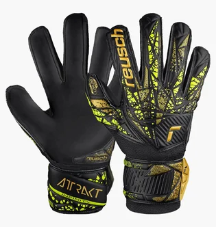 Рукавиці воротарські дитячі Reusch Attrakt Infinity Finger Support Black 54-72-710-7739
