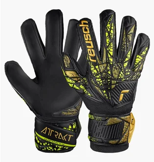 Рукавиці воротарські дитячі Reusch Attrakt Infinity Finger Support Black 54-72-710-7739