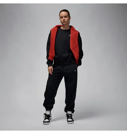 Спортивный костюм женский Air Jordan Brkln Flc Crew Black FV7074-010__FV7077-010