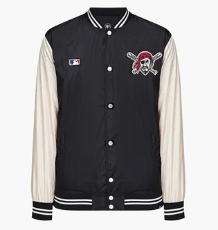 Бомбер мужской 47 Brand Pittsburgh Pirates Black/Beige 584327JK-FS