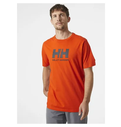 Футболка мужская Helly Hansen Logo T-Shirt Orange 33979-300
