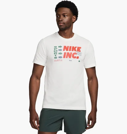 Футболка мужская Nike T-Shirt Do Fitnessu Dri-Fit White FV8360-133