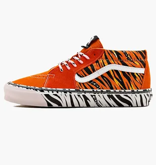 Кеди жіночі Vans Vault By Aries Tiger Sk8-Mid Lx Orange VN0A4BVC9WW