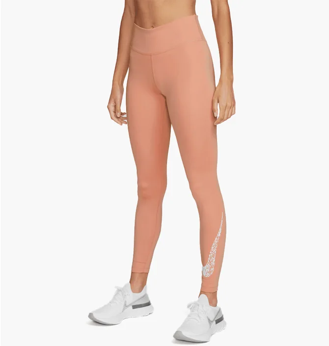 Легінси жіночі Nike One Swoosh Run Peach DM7767-824