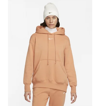 Худи женское Nike Sportswear Phoenix Fleece WomenS Oversized Pullover Hoodie Orange DQ5860-225