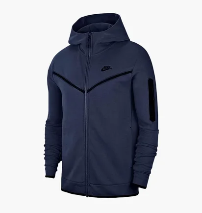 Толстовка чоловіча Nike Sportswear Tech Fleece Blue CU4489-410