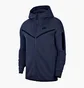 Толстовка чоловіча Nike Sportswear Tech Fleece Blue CU4489-410