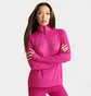Кофта женская Nike Dri-Fit Swoosh Quarter-Zip Running Top Pink FB4687-615