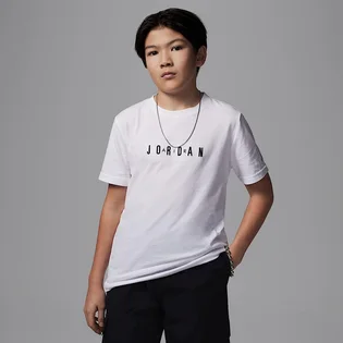 Футболка детская Air Jordan Big Embroidered T-Shirt White 95D634-001