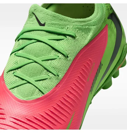 Бутсы унисекс Nike Reactx Phantom 6 Low Pro Tf Eh Green/Red IH1788-603