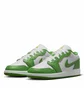 Кроссовки детские Air Jordan 1 Low Se Green/White HF4779-100